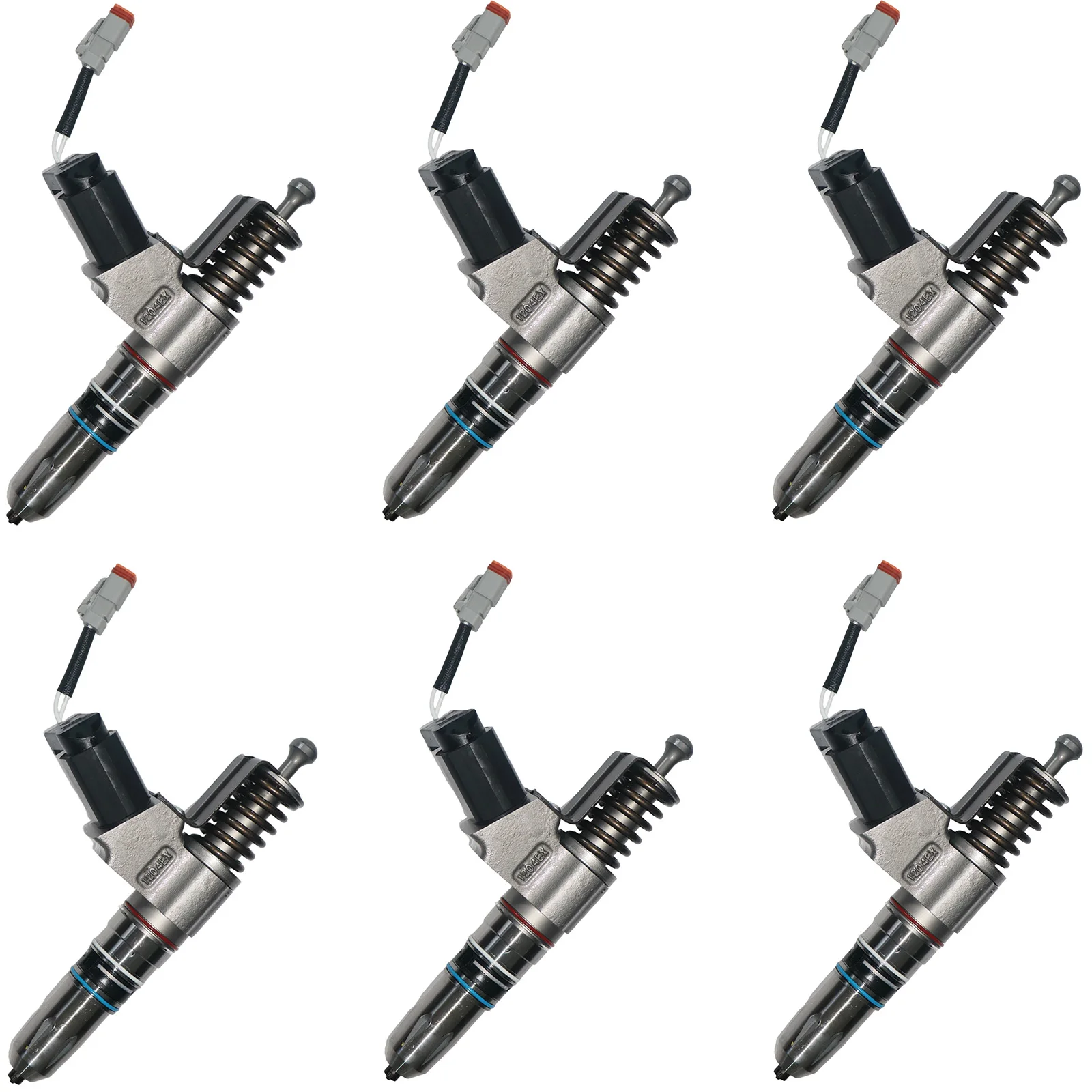 6PCS Fuel Injector 3411767 For Cummins N14 14.0L Engine