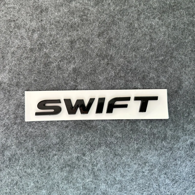 

3D Letter Rear Trunk ABS Plastic Chrome Silver Nameplate Auto Badge Decal 16.5cm Fit for Suzuki Swift Emblem Car Logo Stickers