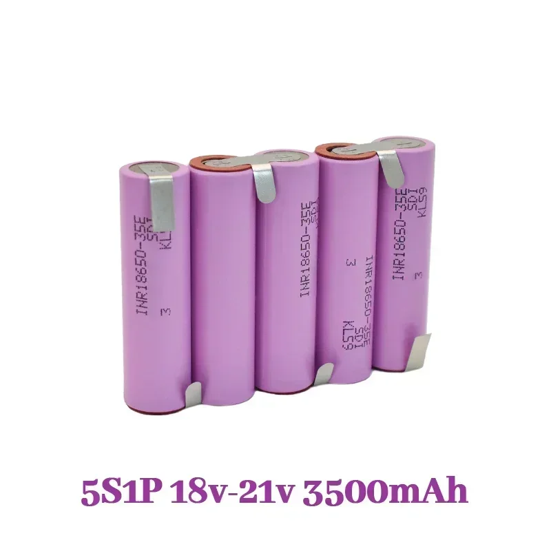 20A 18650 35E 3500mAh 7000mAh 3S 4S 5S 6S 8S 7.4V 12.6V 14.8V 18V 25.2V 29.6V for Screwdriver Batteries Weld Battery Pack