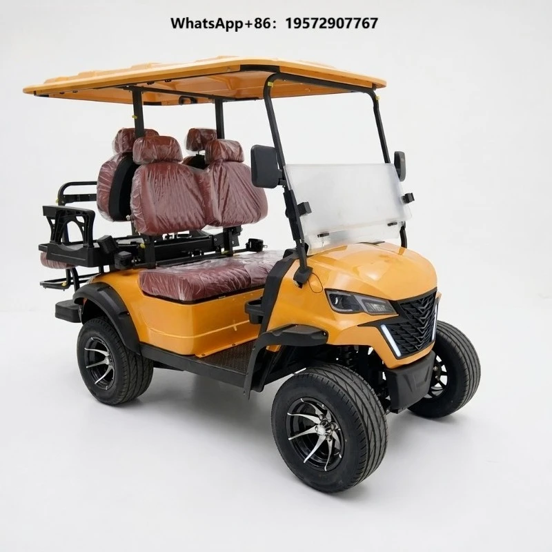 72V 4 Seater Electric Golf Cart with 90km Range CE Certified for Golf Course and Resort