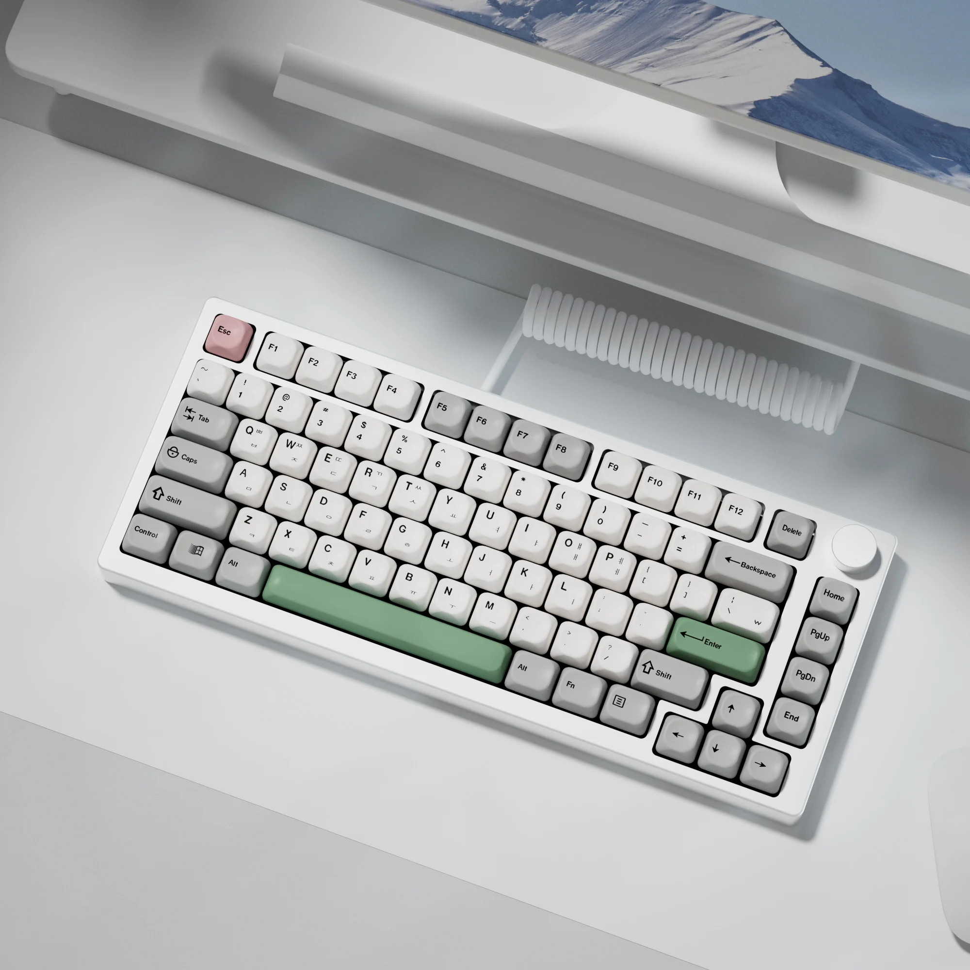 KBDiy Korean Keycaps GMK 9009 PBT Retro Keycap KOA Profile ISO MAC 7U 138 Keys For Custom Gaming Mechanical Keyboard Key Cap Set