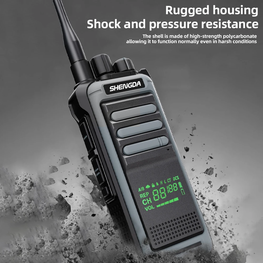 SD-8200トランシーバー 20w マルチバンド ハンディ無線機 FMラジオ VOX CTCSS/DCDS スキャン＆モニター Type-C充電 暗号化通話