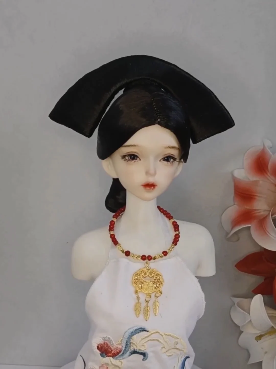 

1/4 1/3 Scale BJD Doll Wig Ancient Costume Hanfu Vintage Style Hair Fairy Wig For MSD SD13 Girl SSDF Uncle Accessories A1685