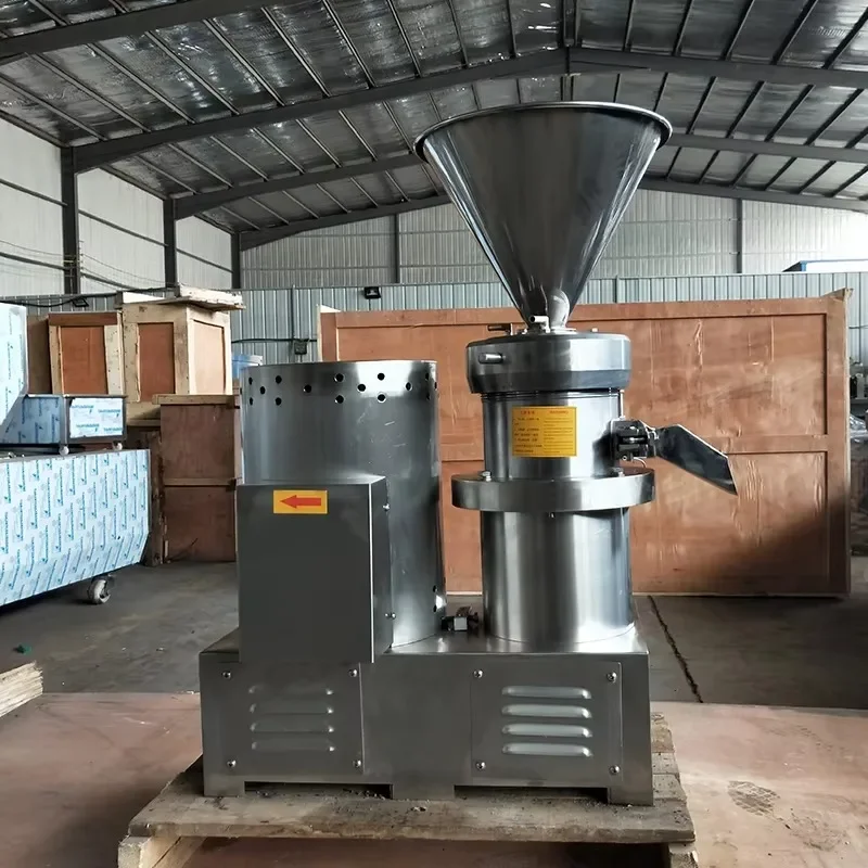 

【Best-selling】Industrial High-Capacity Durable Commercial Hazelnut Jam Mud Paste Making Machine Colloid Mill Peanut Grinding