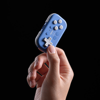 8Bitdo Micro Gamepad Bluetooth-compatible Mini Game Console Designed for 2D Games Handheld Console for Mac OS/Android/PC