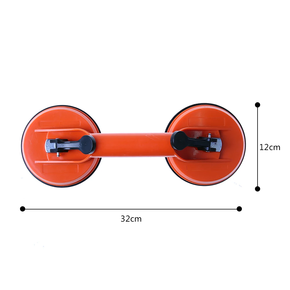Auto Truck Dent Remover Sucker Dubbele Kopjes Glazen Tegel Sucker Plaat Sterke Verwijderbare Lagers Puller Tool Opening Pry Zuignap