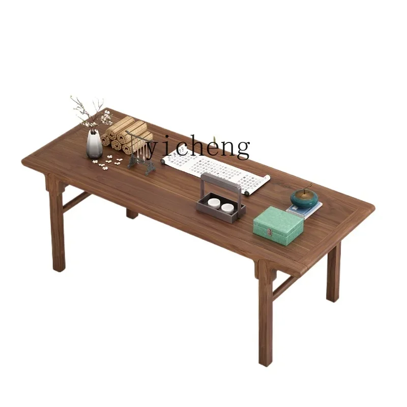 b11- desk chair solid wood North American black walnut painting case Zen antique calligraphy table