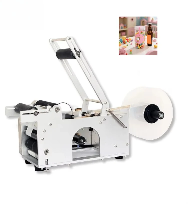 LT-50 Semi-Automatic Bottle Labeling Machine Hot Sale Adjustable Conveyor For Cartons Metal Glass Paper Wood PLC