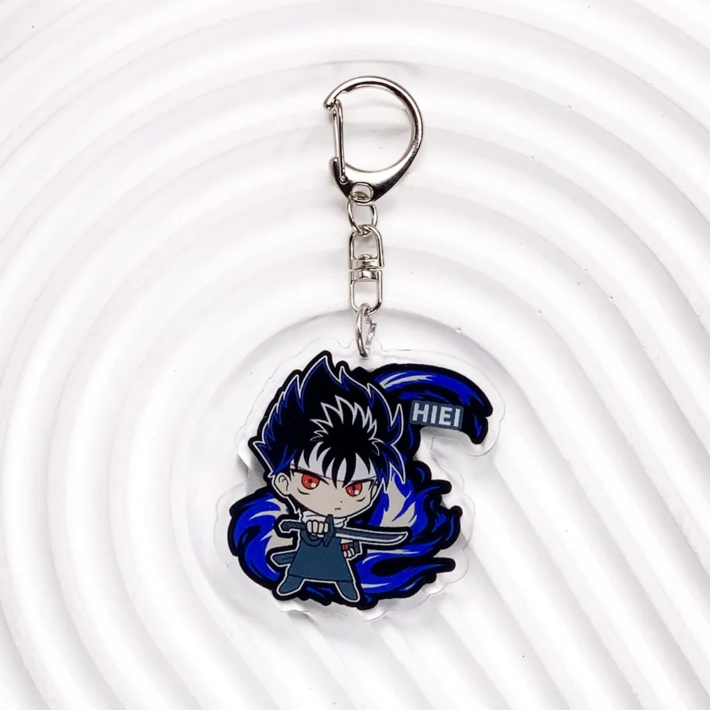 شخصيات أنيمي YuYu Hakusho العصرية سلسلة مفاتيح مصنوعة من الأكريليك اكسسوارات حقيبة سحر الإبداعية على ظهره قلادة كيرينغ هدايا للأصدقاء