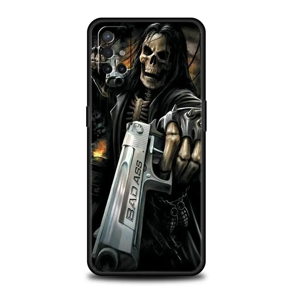 Skull Skeleton Grim Reaper Phone Case For OnePlus 12 11 10 9 8 7 7T Pro 12R 10R 9RT 9R 8T Nord N100 N200 N10 2T CE 2 5G Cover