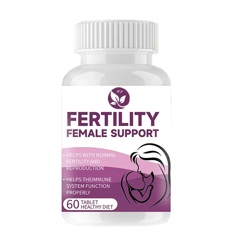 Apoio para a fertilidade com vitaminas múltiplas - ajuda com ovulação e prepara o corpo para conceção -60 cápsulas