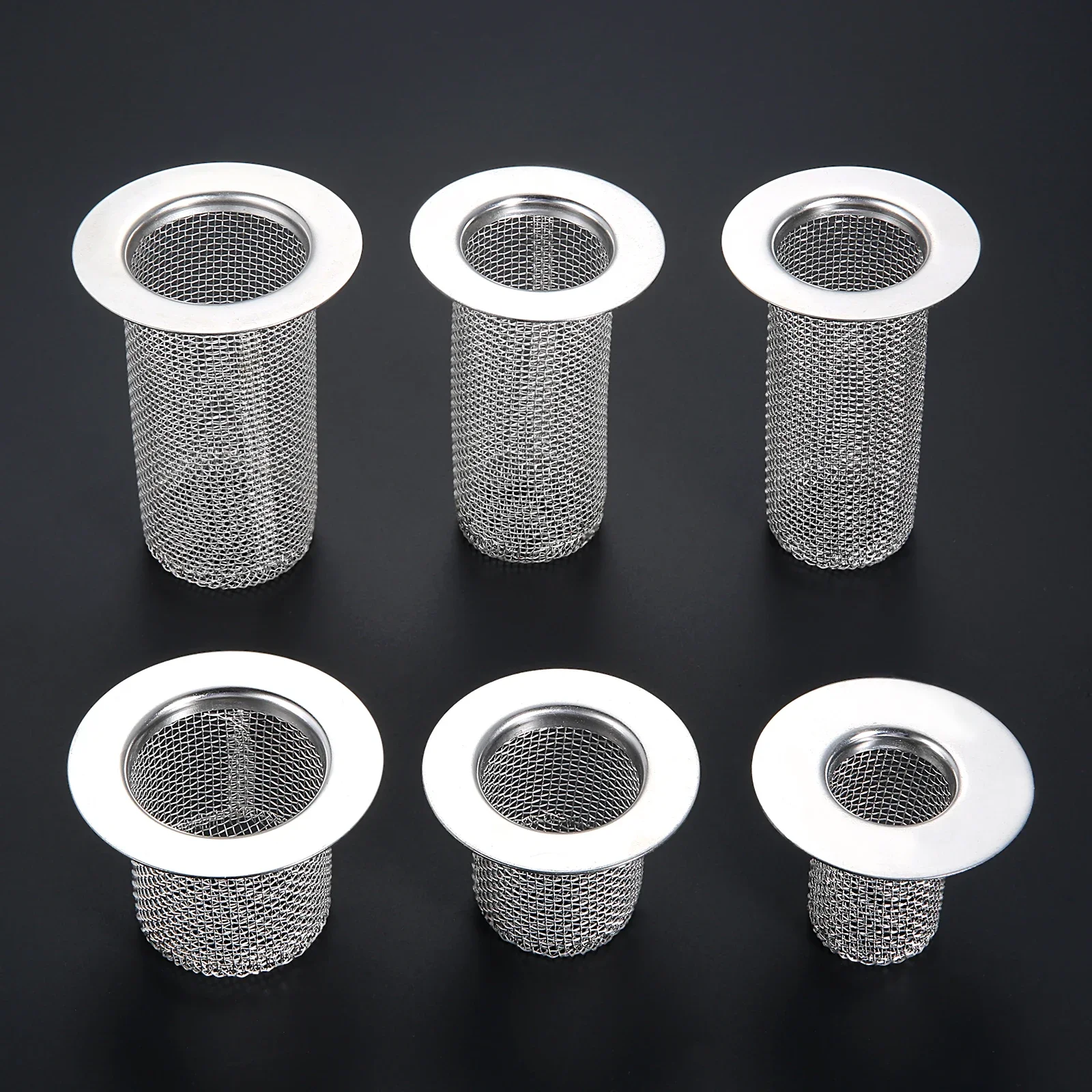 Filtro de drenaje de suelo de acero inoxidable 304, colador de pelo para fregadero de ducha, filtro antiobstrucción para fregadero de cocina, accesorios de baño, 1 ud.
