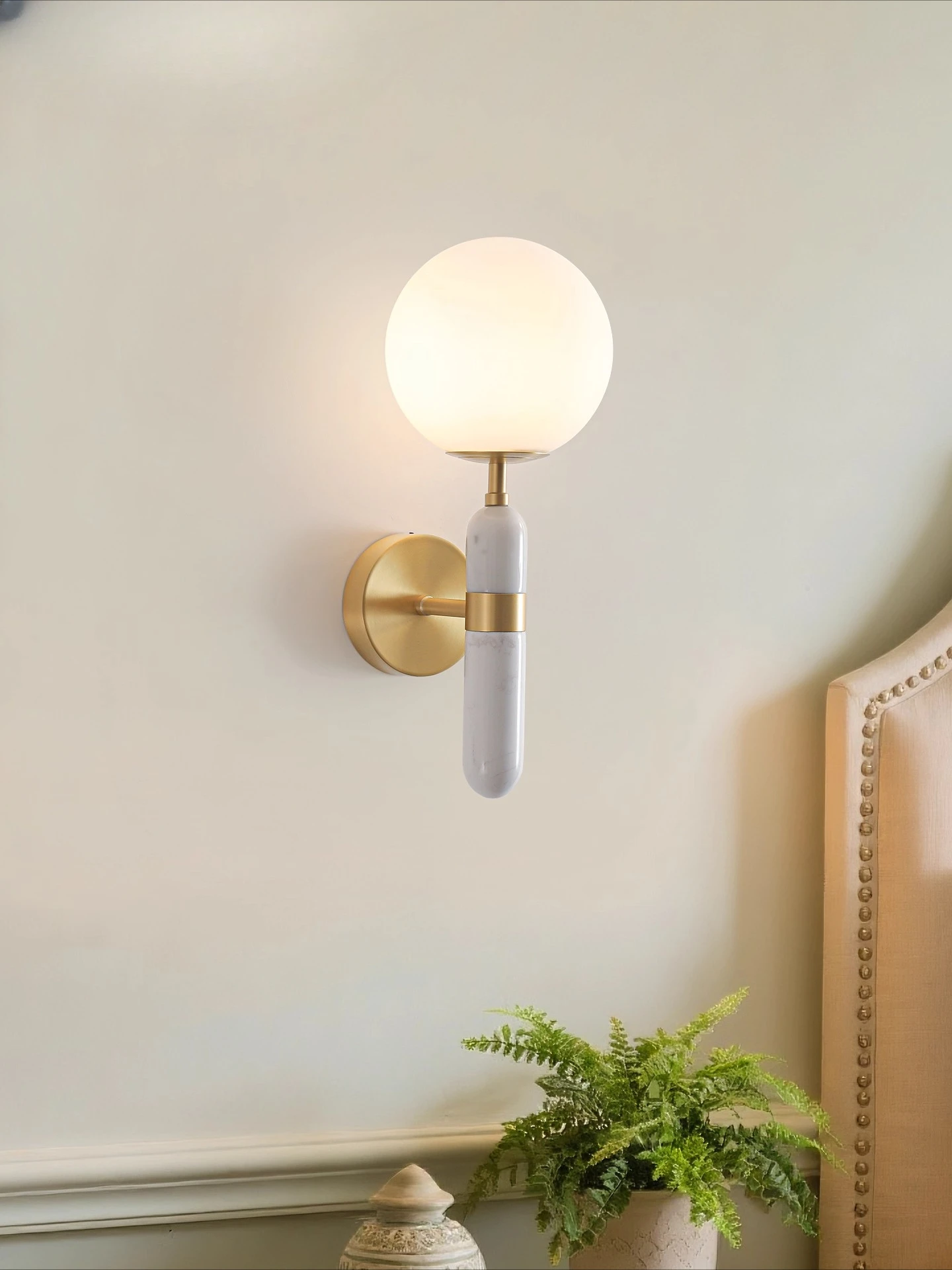 مصباح حائط على الطراز الفرنسي العتيق مع جو دافئ، مصباح بجانب السرير لغرفة النوم، مدخل قديم، مصباح جداري لتزيين الشرفة #1