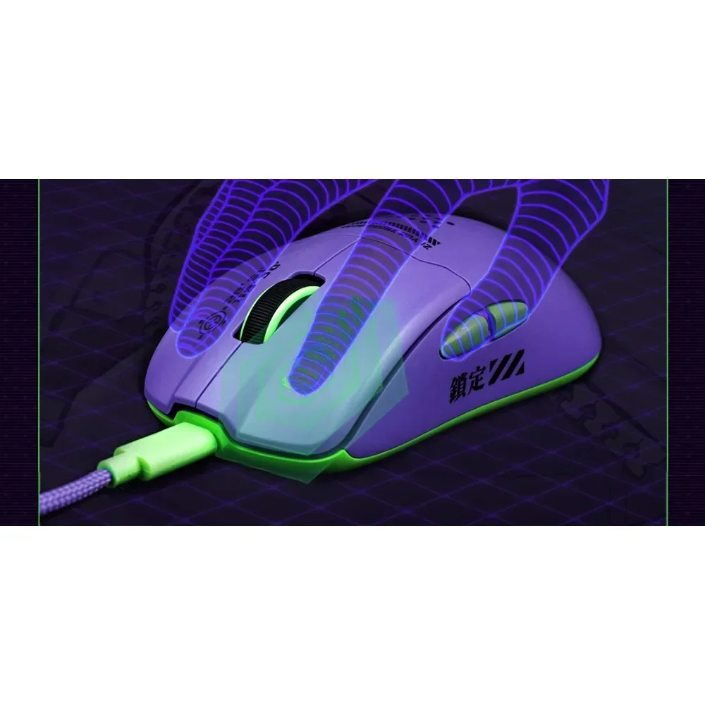 Imagem -02 - Valkyrie-mouse Sensor Tri-mode Doca de Carregamento sem Fio Leve Esport Gaming Escritório Óptico Ergonômico Paw3395 58g 26000dpi