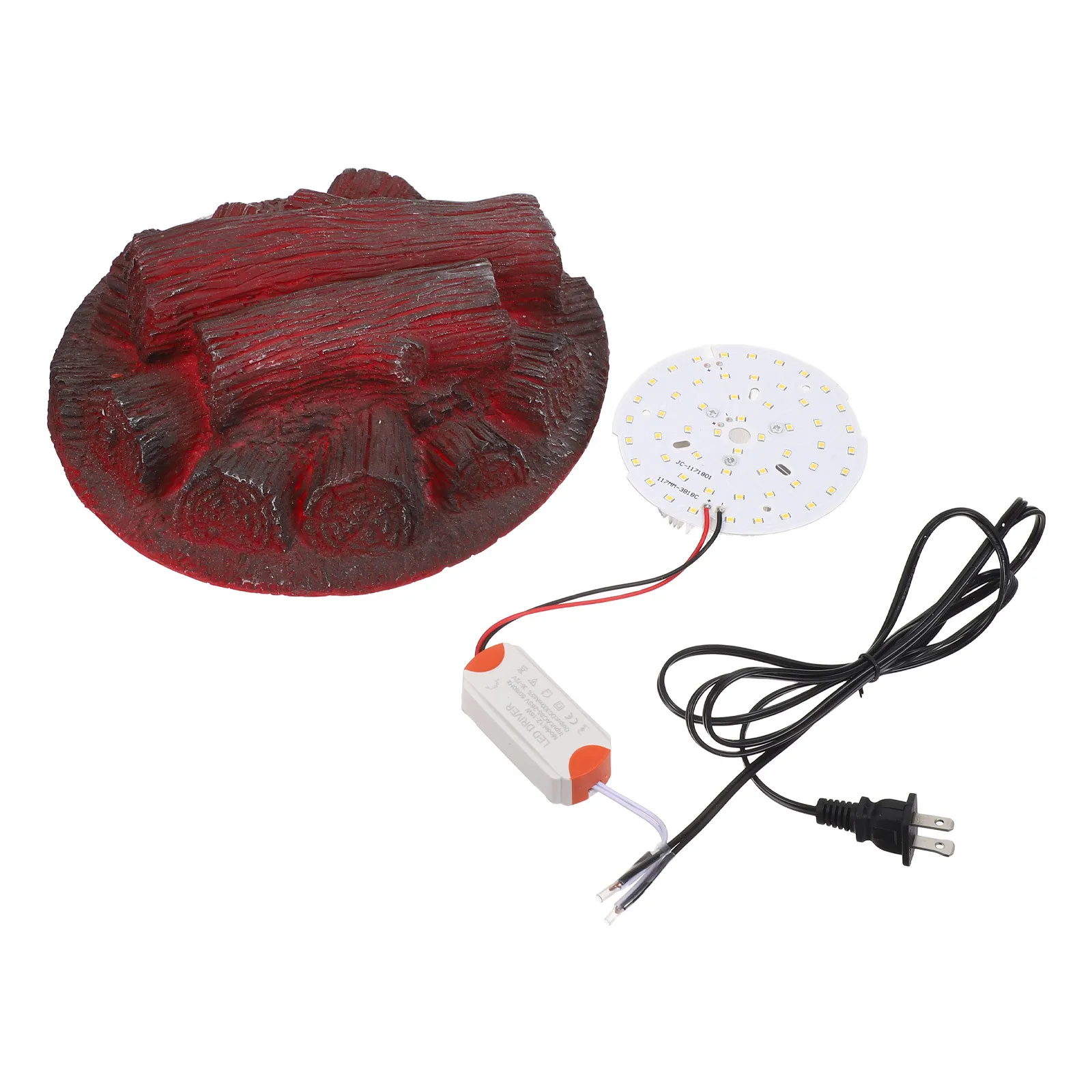 

Electric Fireplace Lamp: Realistic Flame Led Night Light For Bedroom Living Room Ultra Quiet Smokeless Fake Fire Table Decor