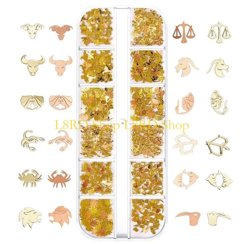 L8RD UNIL ART CHARMS Constelação constelação Decorações arte na unha Pressione Pressione as dicas