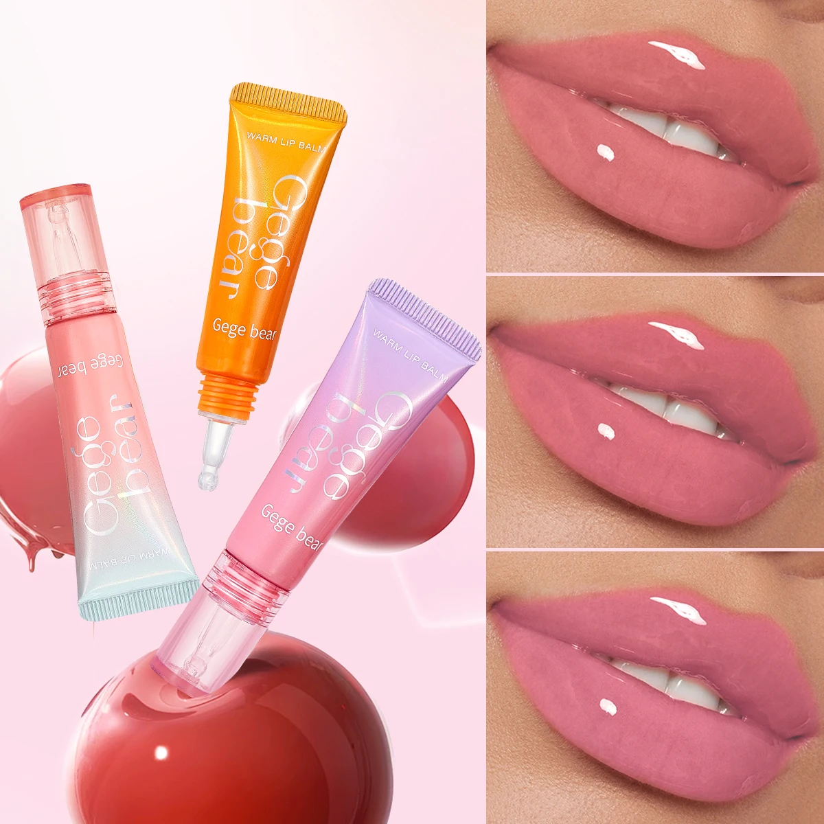 Original Lip Oil Gloss of the Lips Benetitnt for Lips Plumping Exfoliating Pink Plumping Gloss Oil