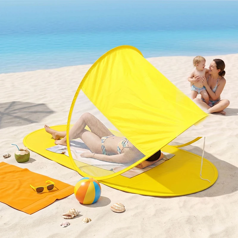 Ultra Light Tent Outdoor Beach Slippers Sun Shelter Camping Beach Tent No Need To Build Quick Open Simple Camping Sun Shelter