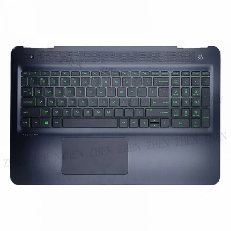 

Y для HP Pavilion 15-BC верхний чехол с упором для рук и сенсорной панелью клавиатуры, черный L22937-001