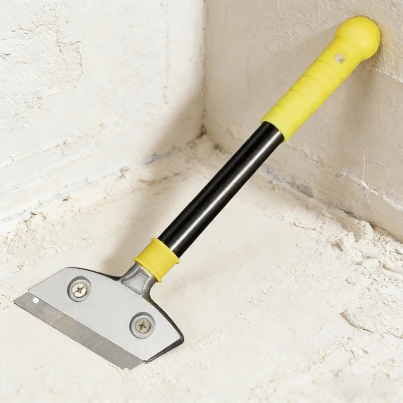 

Long Handle Scraper Wide Razor Blade Scraper Tools Tile Floor Blade Glue Tools Multi-functional Cleaning Spatula for Cleaning
