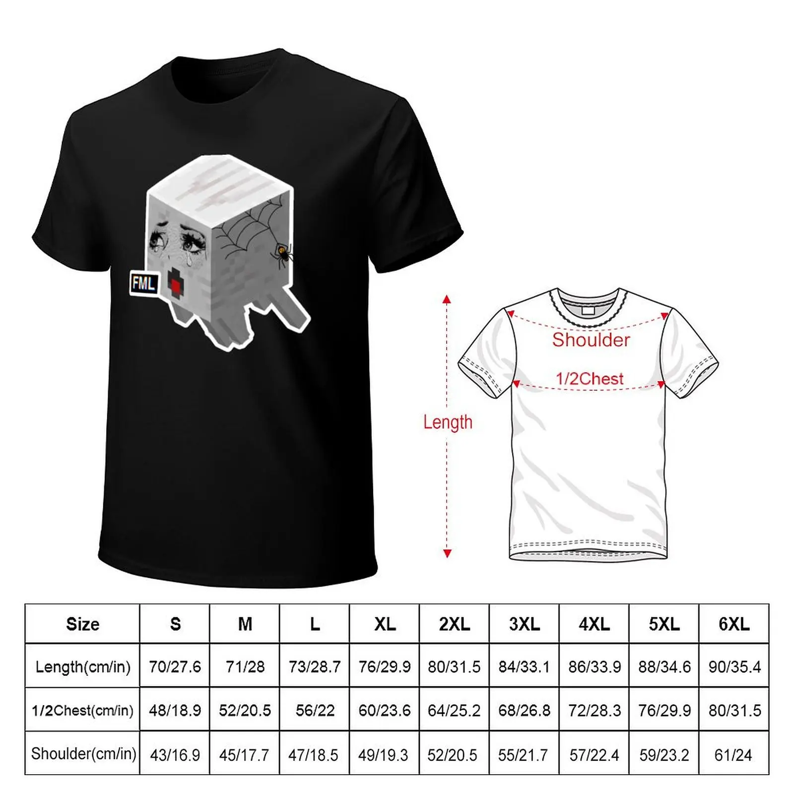 Ghast T-Shirt Casual Basic Short Sleeve T-Shirt