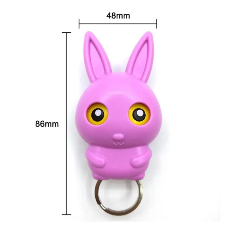 1PC Owl Night Wall Magnetic Key Holder Magnets Hold Keychain Key Hanger Hook Hanging Key Will Open Eyes Bunny Bear Cartoon Decor view 6