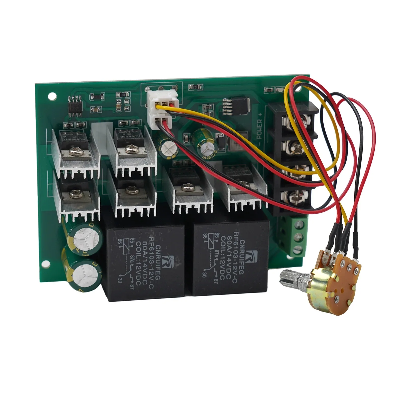 High - Power 40A Forward - Reverse Motor Speed Controller for Brushed Motors - Reversible Controller for 12V/24V/36V/48V Motors