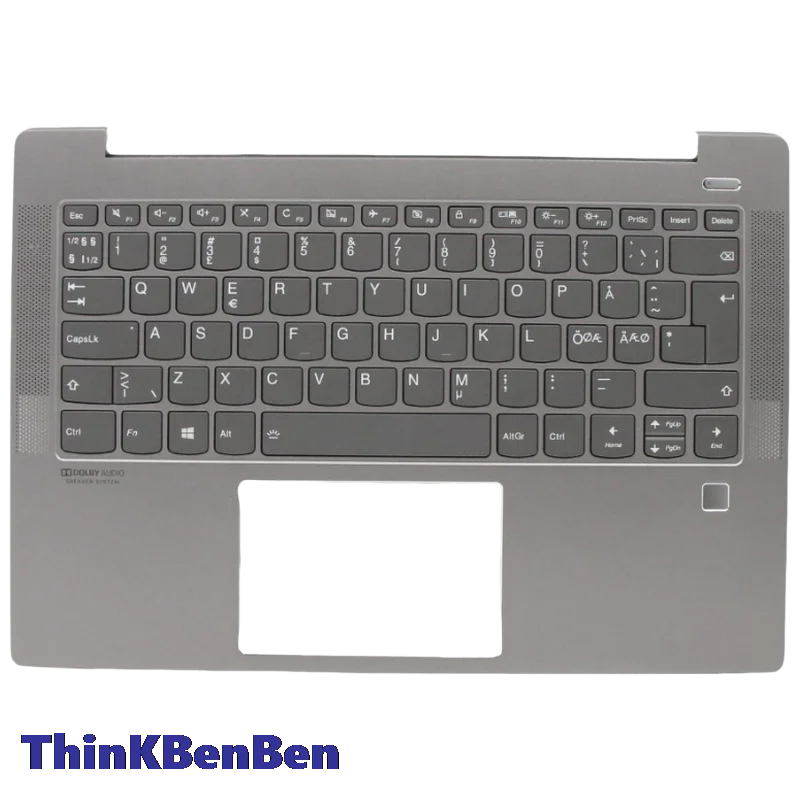 NDC Nordic Grey Keyboard Upper Case Palmrest Shell Cover For Lenovo Ideapad S540 14 14IWL 14IML 14API 5CB0S17233