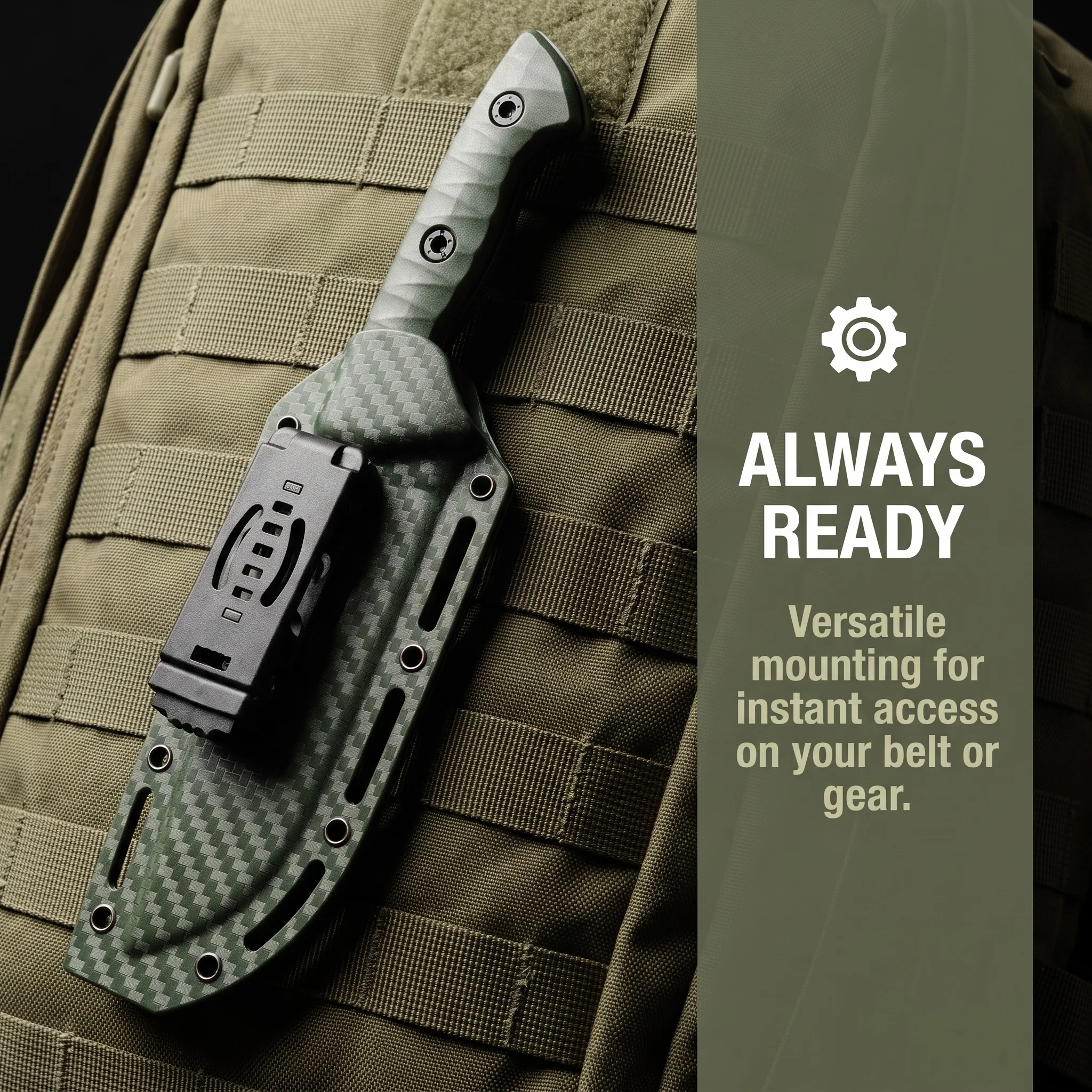 High hardness outdoor knives, multi-functional and portable camping knives with sheaths for outdoor use