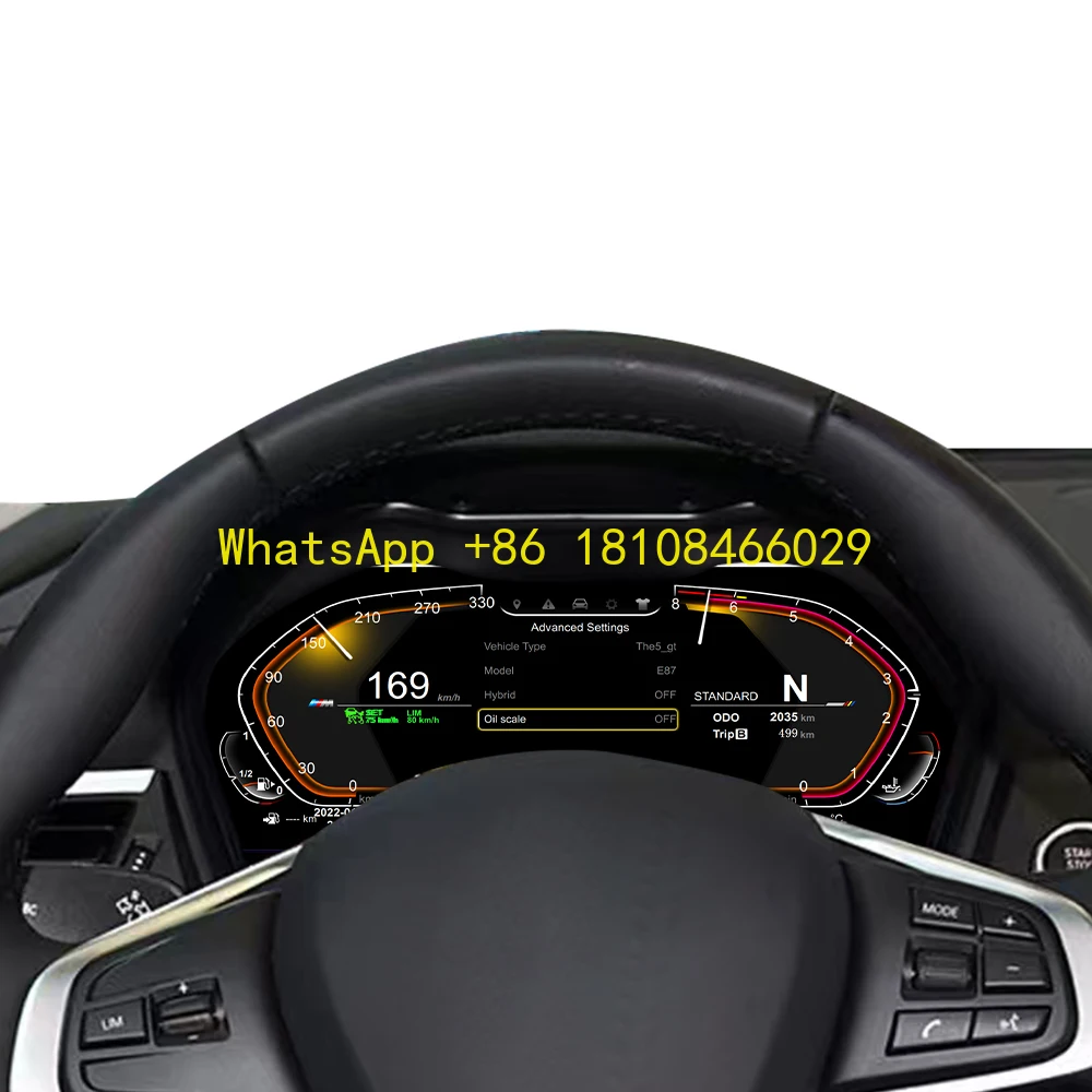 

12,3-дюймовая ЖК-приборная панель для BMW 1/2, серии F20/F52/F22 X1/X2/F48, ЖК-дисплей, приборная панель, ЖК-дисплей, одометр, виртуальная цифровая кластерная кабина