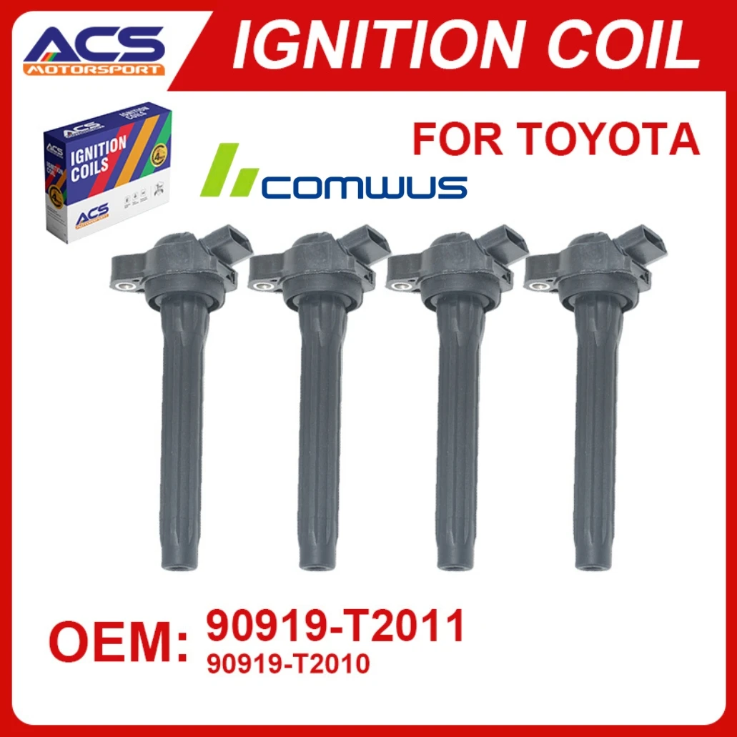 

1/4pcs Lgnition Coil Ignition Coil Pack No.90919T2011 for Toyota Sienna 2017-2018