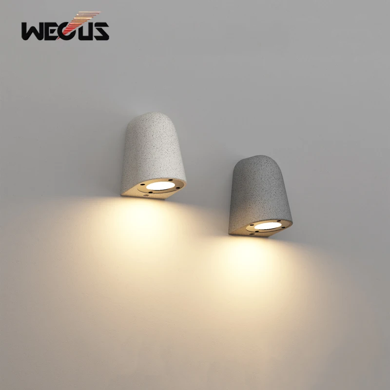 

Microcement Outdoor Waterproof Wall Lamp Hotel Exterior Wall Entrance Villa Courtyard Balcony Designer Creative Light