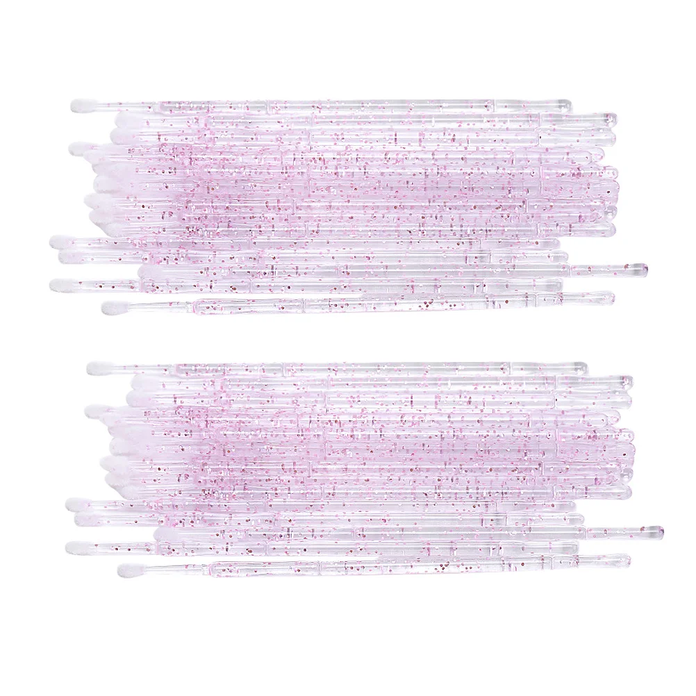 200 قطعة قضبان تنظيف الرموش المتاح مسحات ل الحاجب ماكياج أداة إزالة الصواميل البلاستيك رمش فرشاة اكسسوارات التجميل