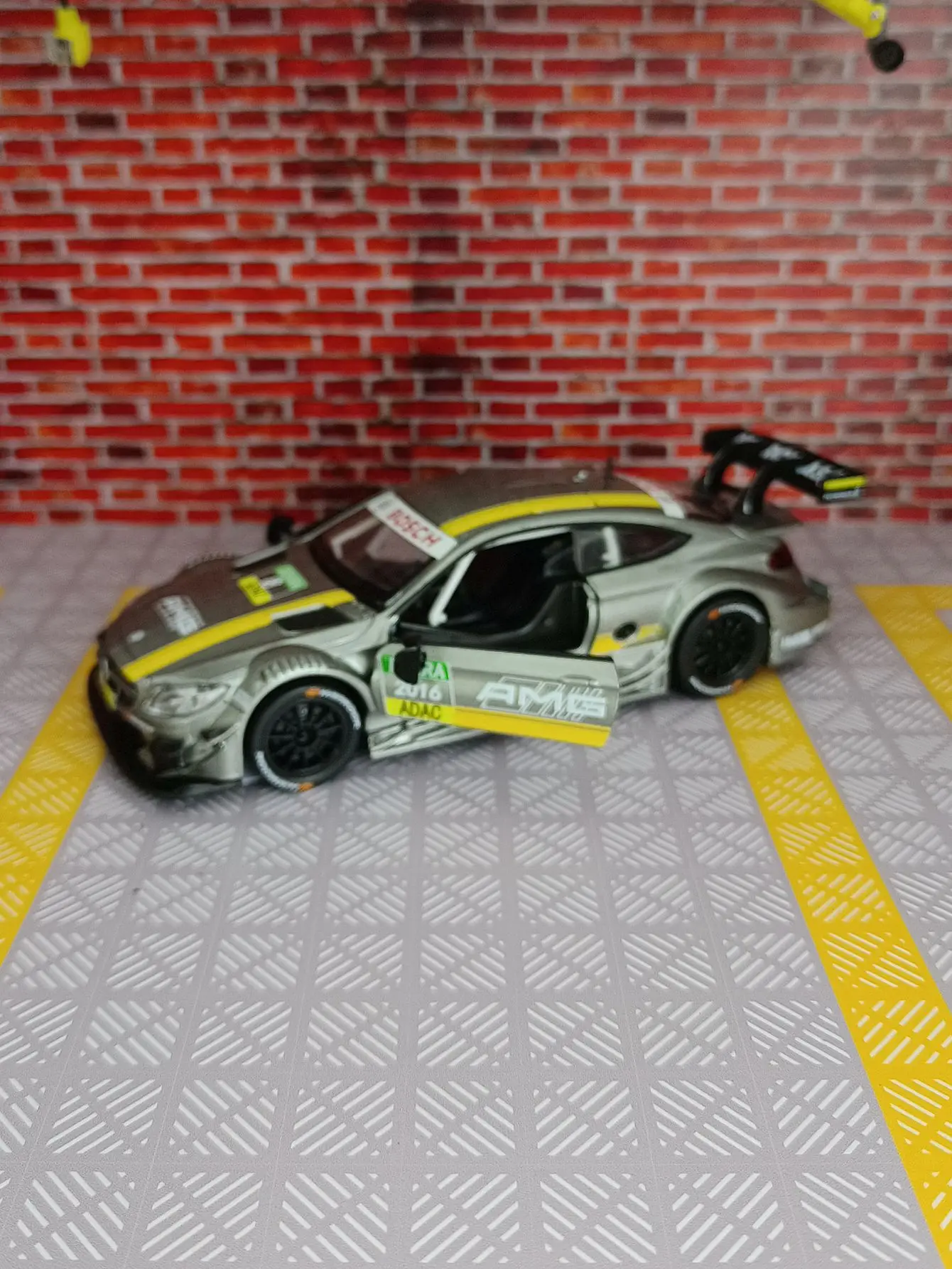 Mercedes-Benz AMG C63 Car Model, 1:32, Diecasts, Rally Alloy, Diecasts, Casting, Som e Luz, Veículos Brinquedos para Crianças