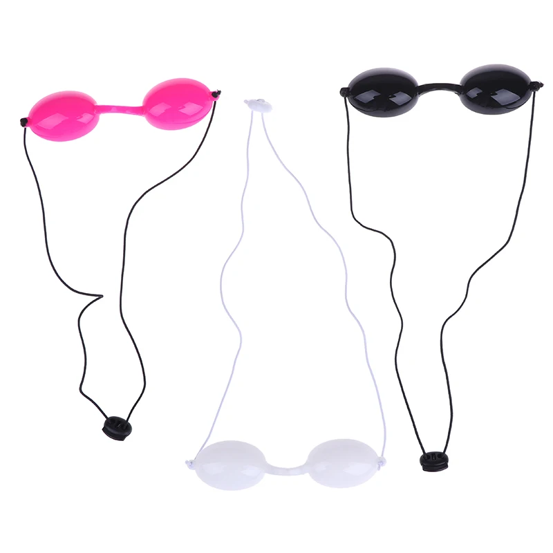 New Safety Goggles Protective Glasses Soft Silicone Eyepatch Adjustable Eyewear Protection Beauty Laser Eyecup 3 Colors