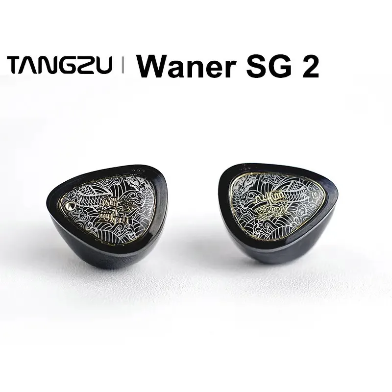 TANGZU WANER 2 WANER 2-го поколения HIFI наушники-вкладыши с монитором динамический драйвер высокого разрешения 0,78 мм съемный проводный кабель наушники