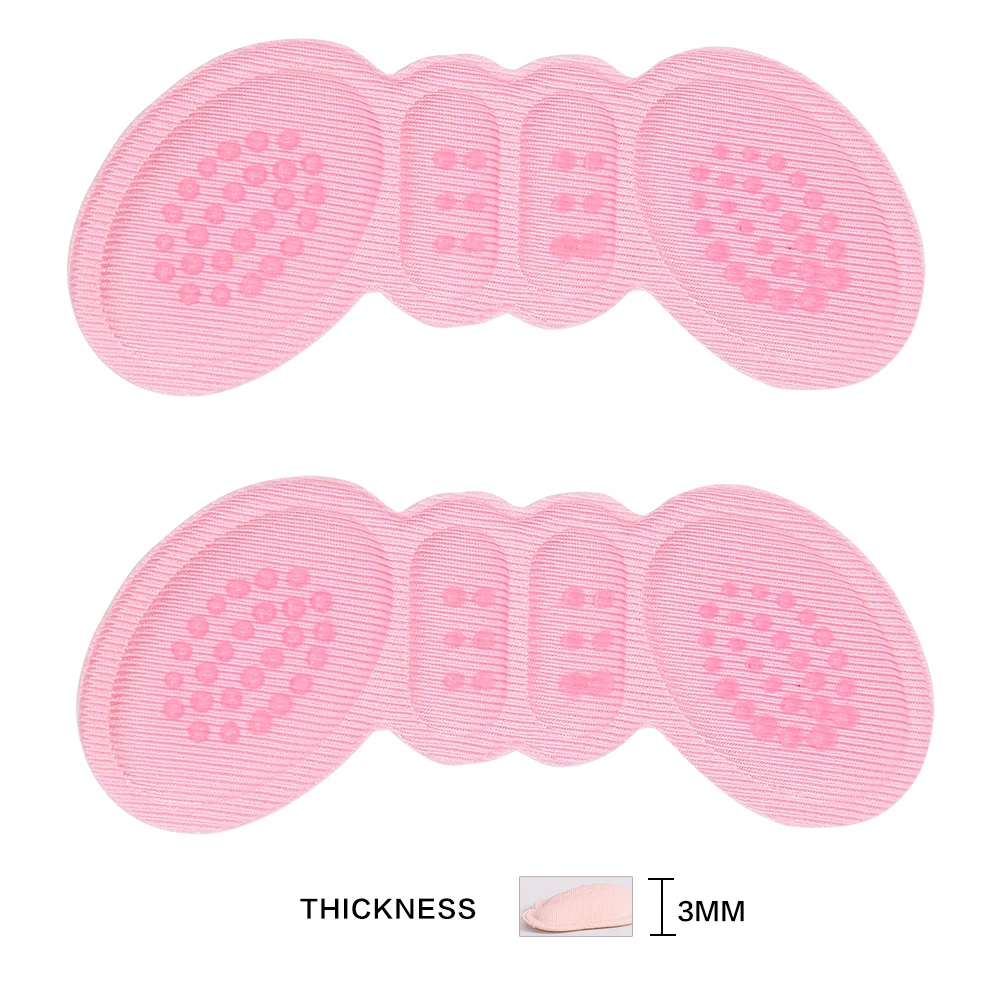 1/4pairs High Heel Inserts Pads Adjust Size Anti-wear Adhesive Insoles Protector Sticker Pain Relief Foot Care Shoes Cushion