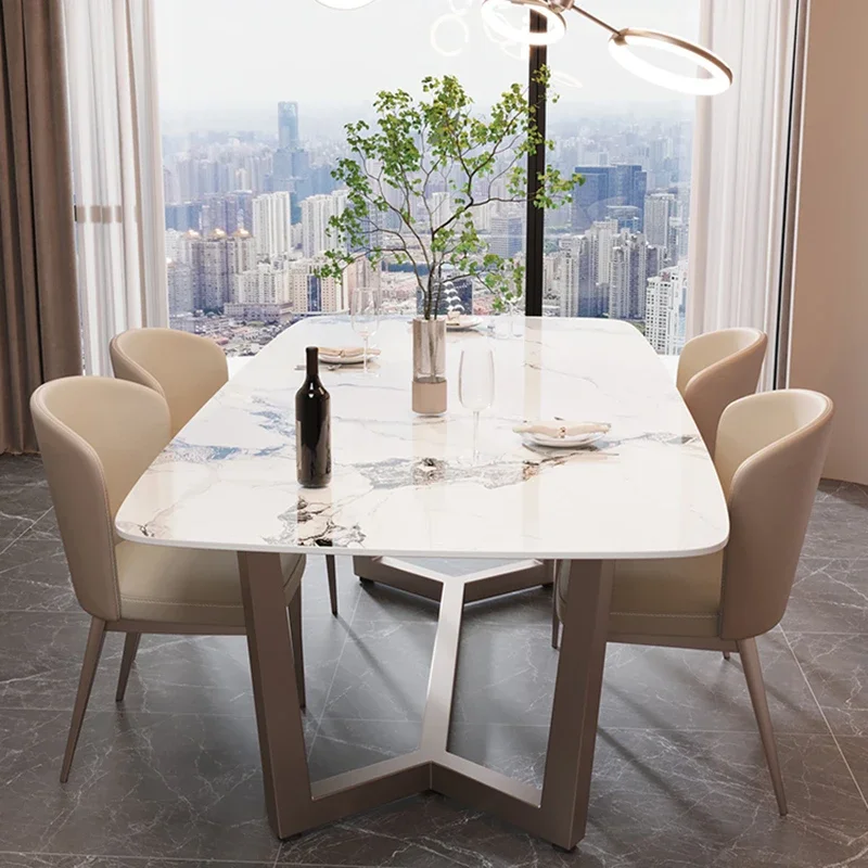 

Dining Table Home Furniture Kitchen Modern Cafe Living Room Center Garden Sets Islands Coffe Tables Mesa Luxury Dinning WJX