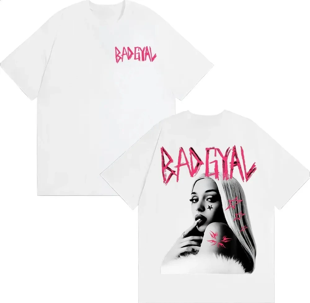 المغني باد جيال ألبوم الجرافيك تي شيرت الرجال النساء الملابس موضة الهيب هوب ريترو تي شيرت جودة عالية 100% القطن تيز الشارع الشهير #3