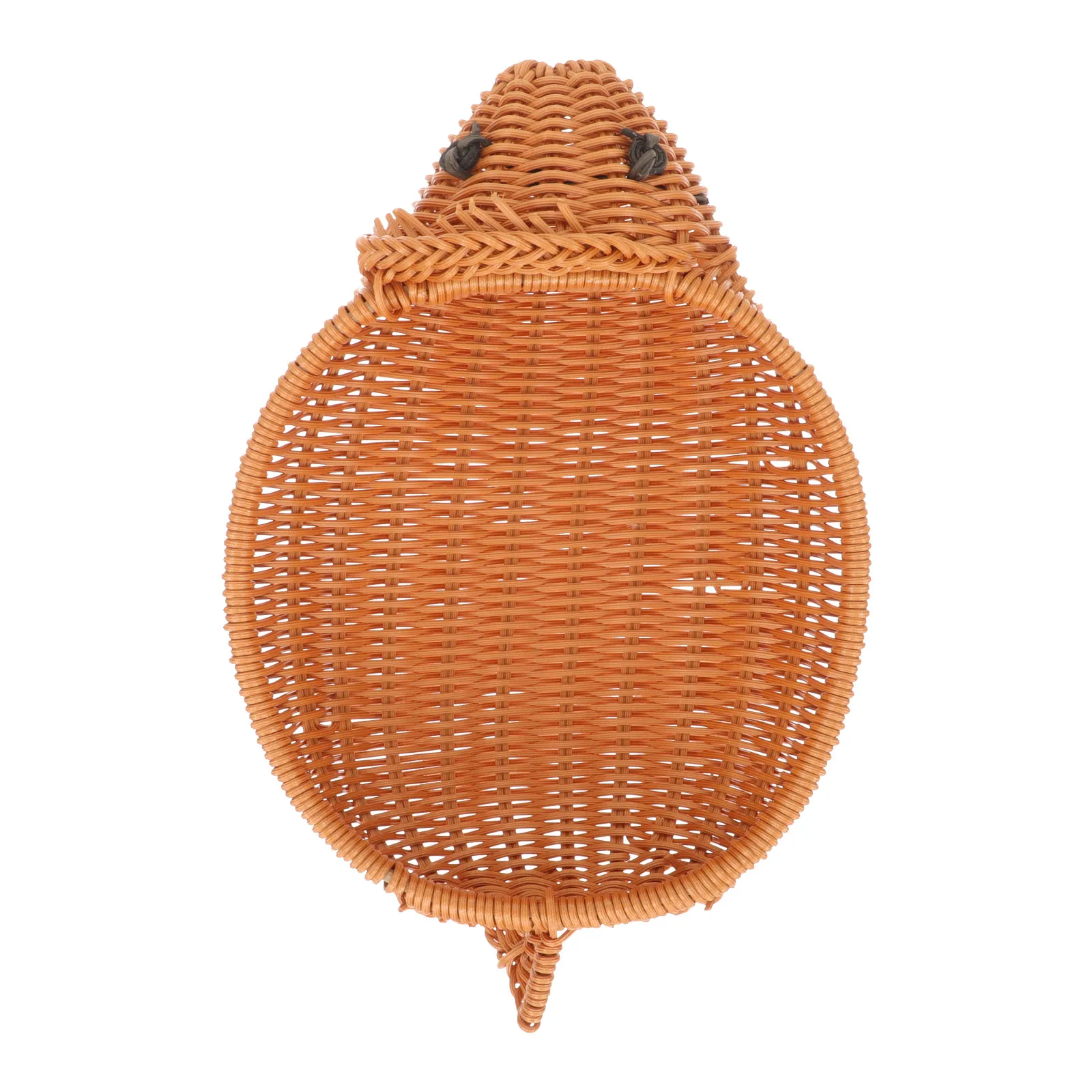 

Fruit Storage Baskets Fish Shape Woven PP Vine Snack Tray Countertop Home Decoration Multi-Function Kitchen Imitation Rattan