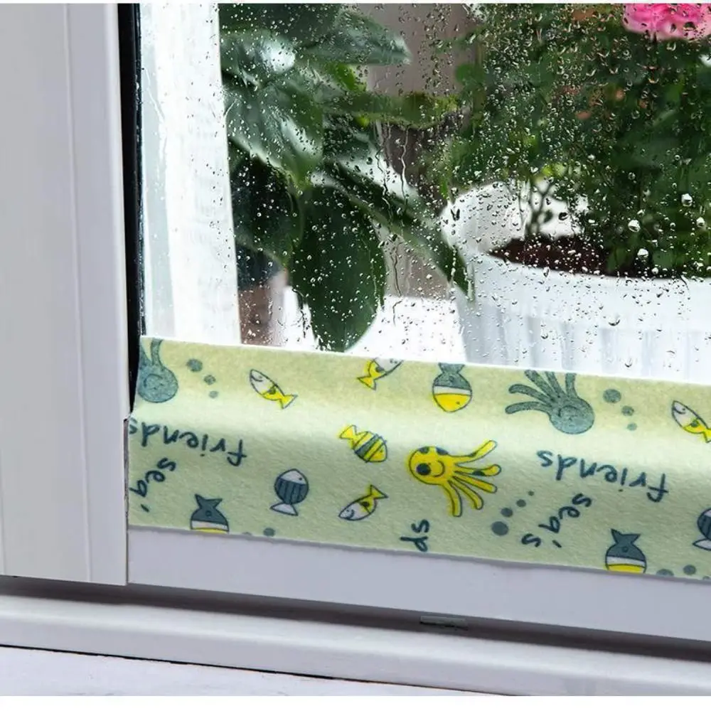 Reusable Window Water-absorbing Sticker Washable Self Adhesive Anti-frost Dew Sticker Sink Tape Sealing Strip Tape