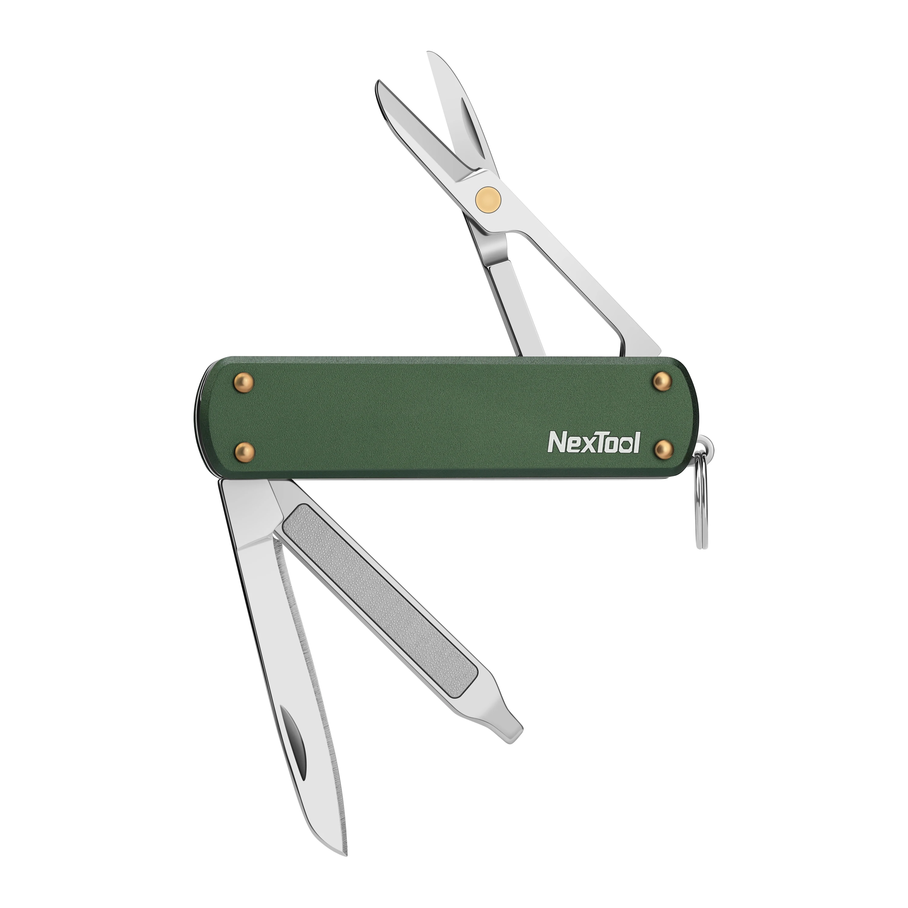 NexTool Mini Knight K10 5-in-1 Multitool Draagbare Sleutelhanger EDC Gereedschap Opvouwbare Schaar Zakmes Vijl Voor Buiten Handgereedschap