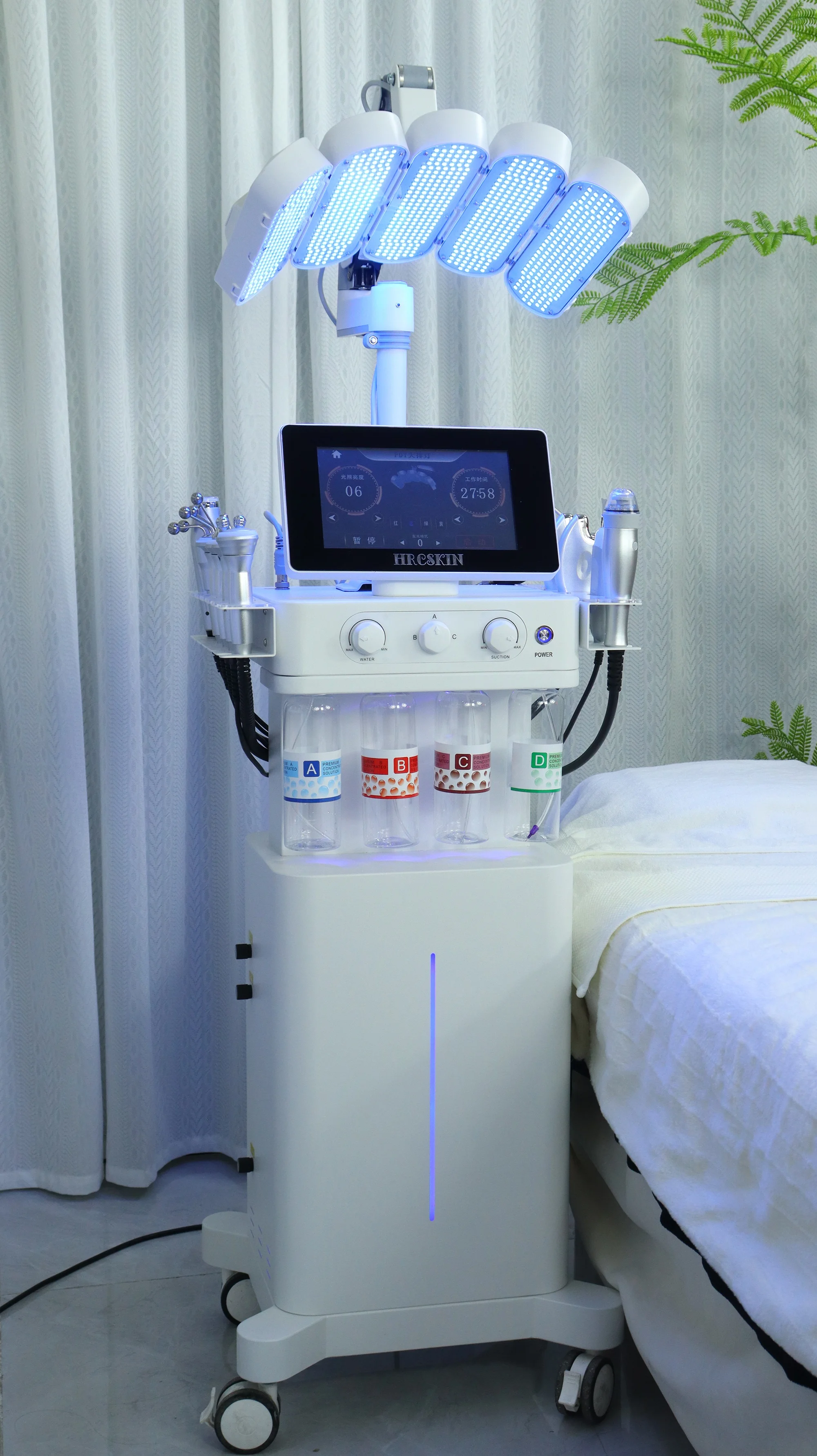 2026 Hot Selling 12 In1 With Light Facial Therapy Beauty Hydro Facial Machine