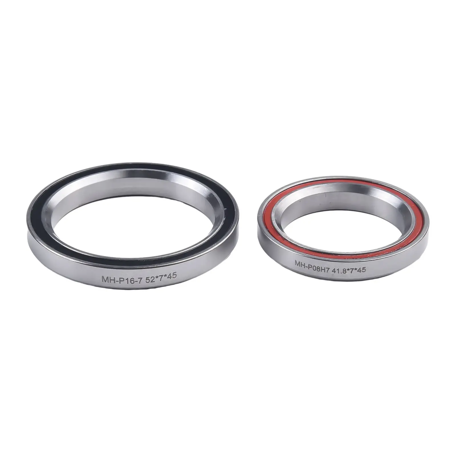 Bicycle Bowl Set Beaings 1.1/2 1.1/8 Bicycle Components Replacement Accessories Silver Steel Upper And Lower Bearings