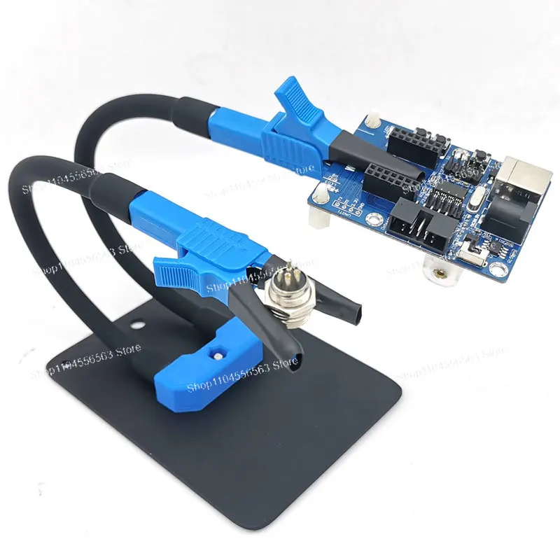 Flexible Snake Arm with Alligator Clips, Electronic Welding Holder for PCB Soldering & DIY Repair