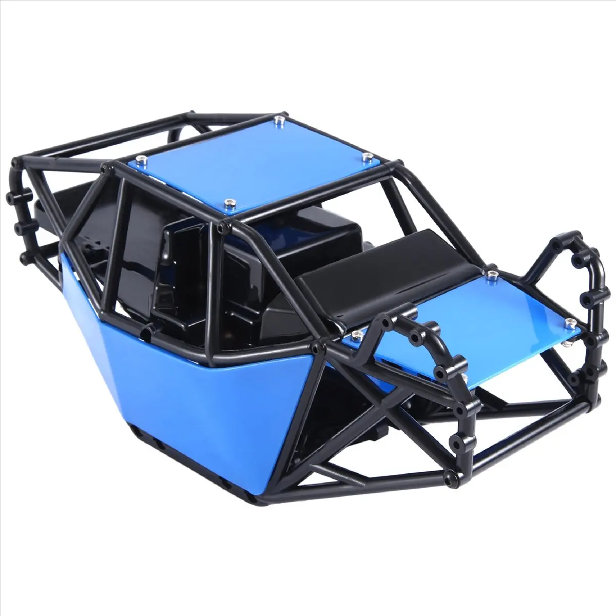 

Комплект кузова и шасси A48U Rock Buggy для радиоуправляемых краулеров 1/10 Axial SCX10 II 90046 UTB10 Capra, синий