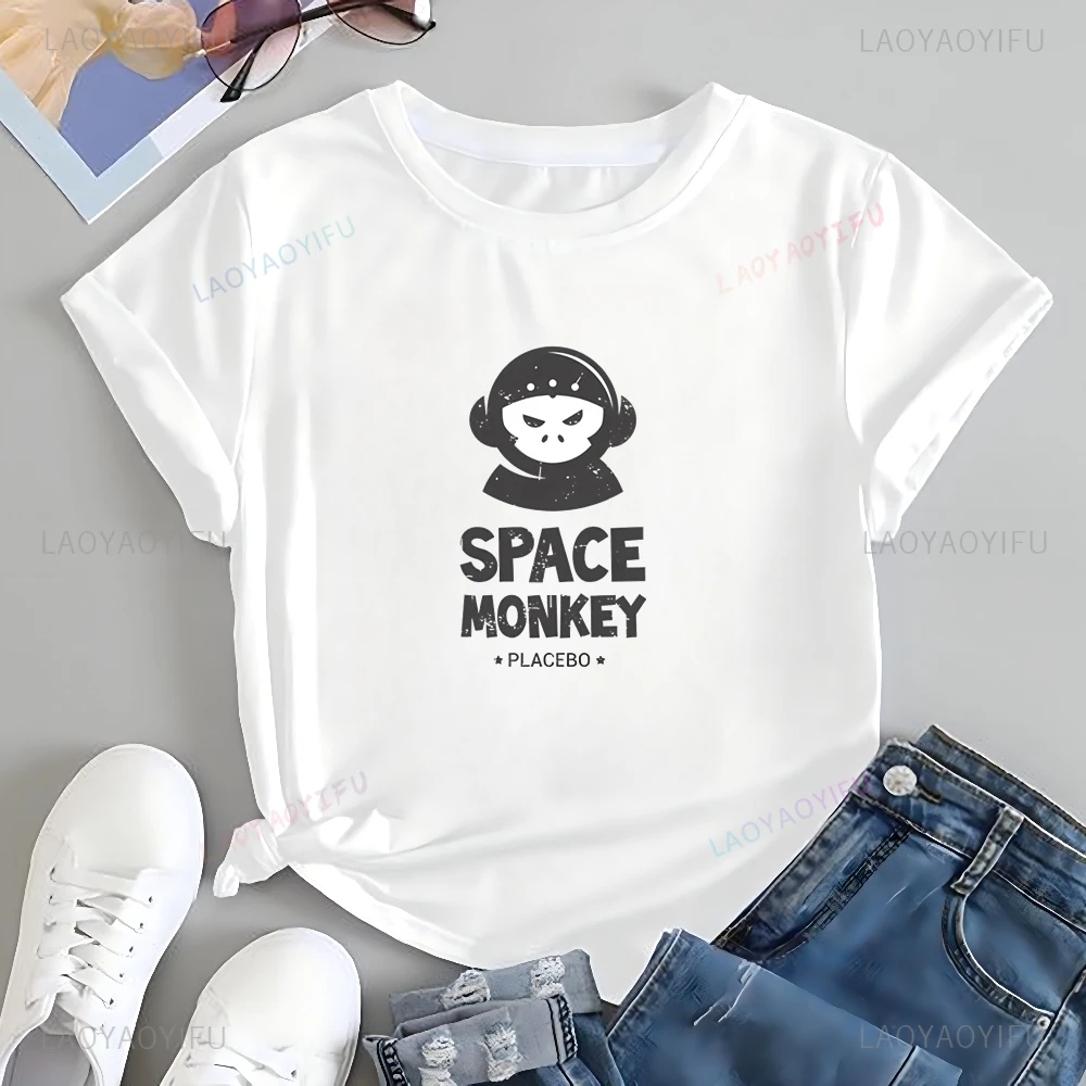 

Свободные и модные новые топы и футболки Space Monkey. Модные рубашки унисекс и футболки большого размера.