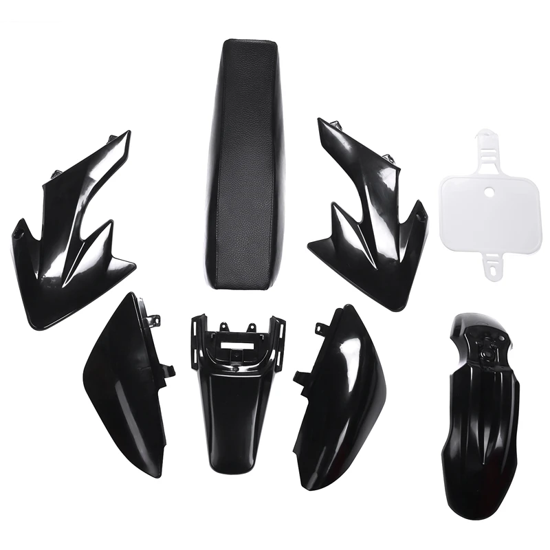 DHBH-8Pcs 50Cc 110Cc 125Cc 140Cc Plastic 4-Stroke Crf50 Pit Off-Road Bike Set Mudguard Seat - Motorcycle Motorcycle Diy Kits