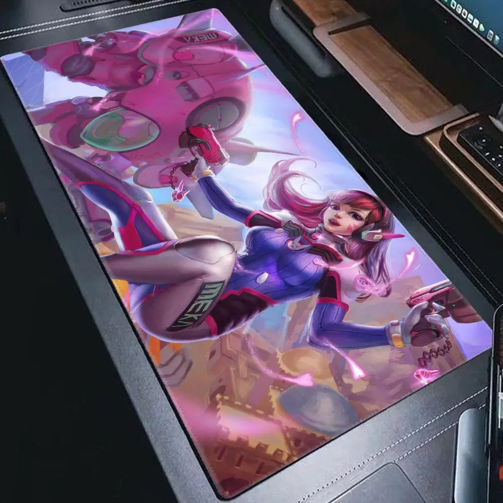 PC Gamer C-Cabinet Kawaii HYBXAXC XXL Sexy Anime Girl Over-watch Mercy Mouse Pad Keyboard Rug Laptop Gaming Accessories Desk Mat