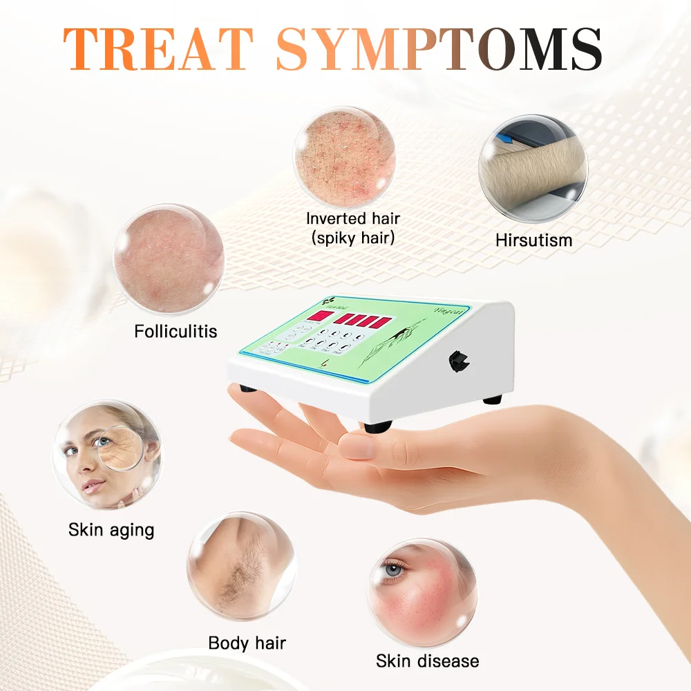 3 Modes Electrolysis Hair Removal Machine Factory Wholesale Permanent Hair Remover with Insulated Needle for Salon Use